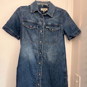 Madewell Denim Boxy Shirtdress